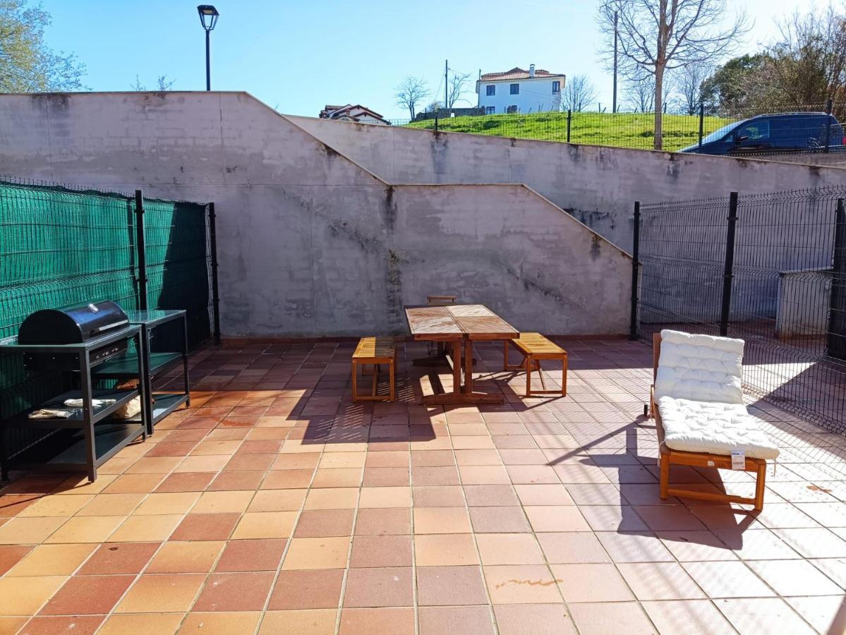 Apartamento Con Terraza Comillas Exterior foto